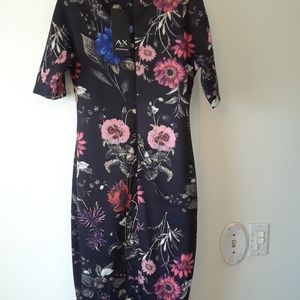 Armani Exchange Paris Women's Dress Size 6 floral